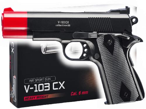 PISTOLA AIR SOFT V-103CX CAL. 6 mm.